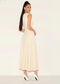 Lemon Soft Slinky Flattering Fit Maxi Dress