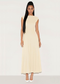 Lemon Soft Slinky Flattering Fit Maxi Dress